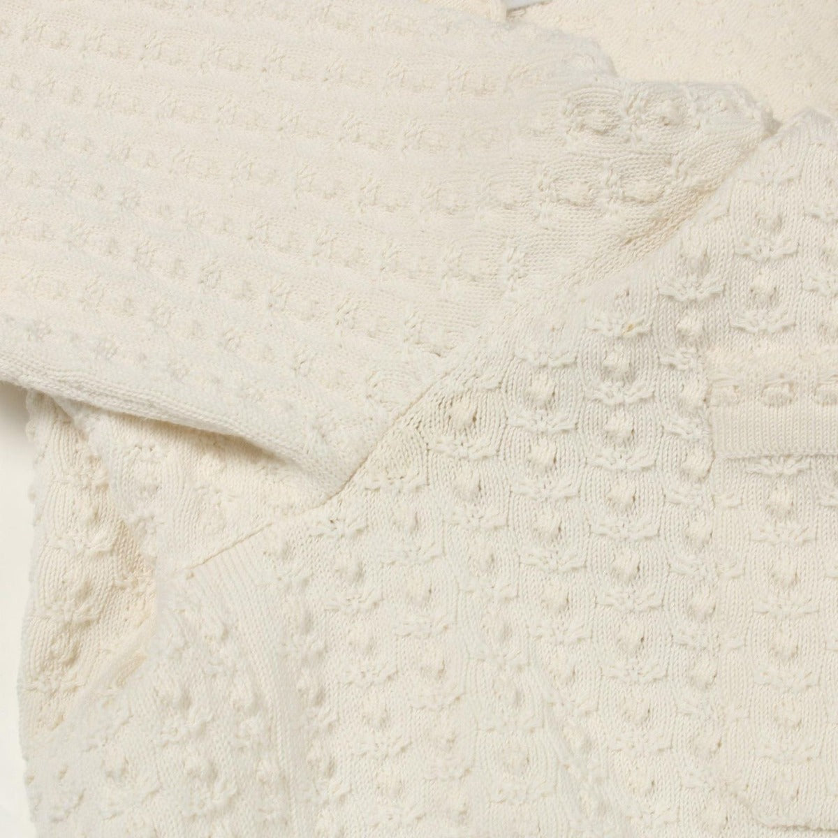 Chanel Cardigan CC Logo Shell Button Knit Jacket Cotton Silk — view 9
