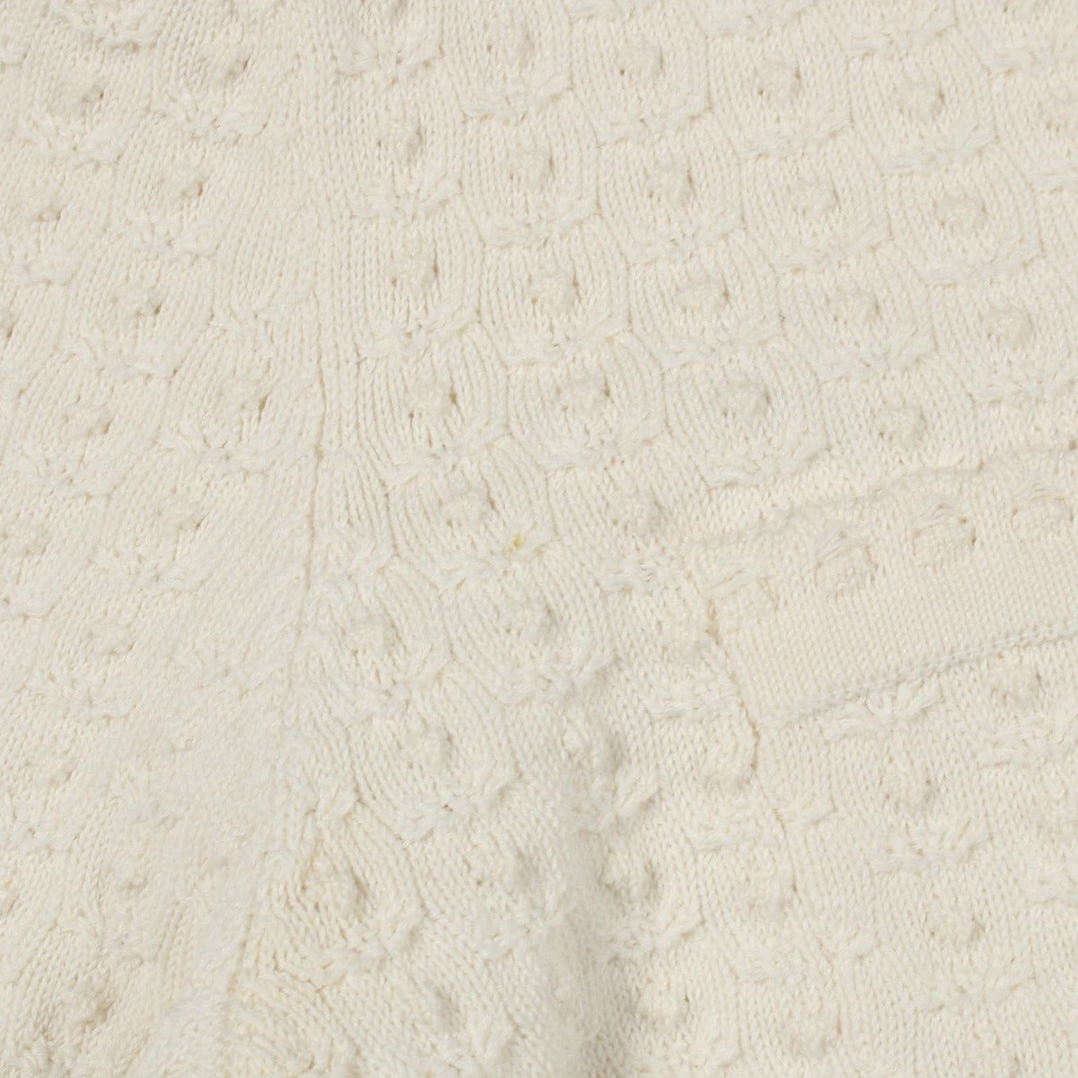 Chanel Cardigan CC Logo Shell Button Knit Jacket Cotton Silk — view 10