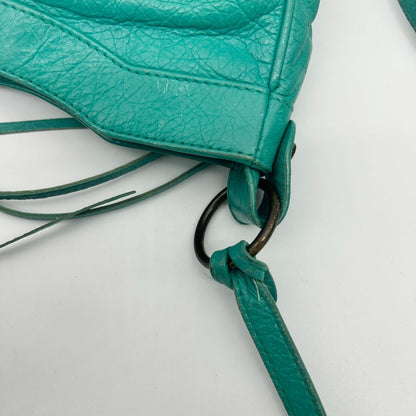 Balenciaga Light Blue Crossbody Envelope Mini Motorcycle Bag — view 13