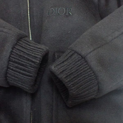 Baby Dior Boa Jacket 36 Black Wool Kids Jumper Zip Up Christian Dior Baby Dior
