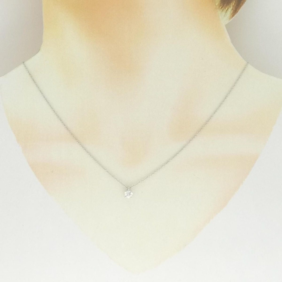 Tiffany & Co Solitaire Necklace Ext — view 6