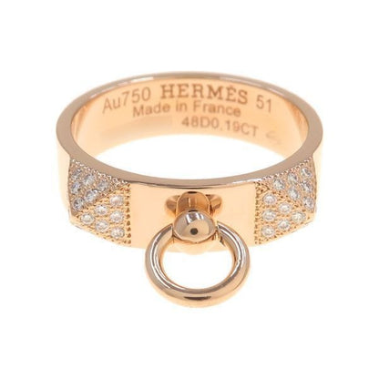 Hermes Collier de Chien Diamond Ring Pm51