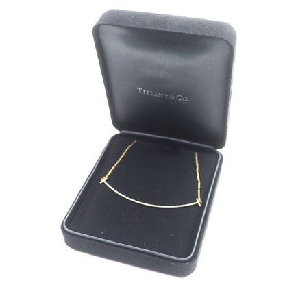  Tiffany & Co Tiffany & Co T-smile Large Diamond Necklace 18K Diamond 70PT