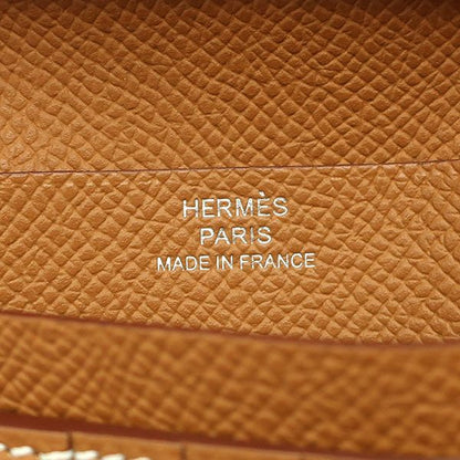 Hermes Bifold Wallet Bearn Compact Vaux Epson Gold Silver Hardware Never Used