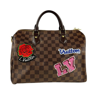 Louis Vuitton Shoulder Bag Handbag Damier Speedy Bandoliere 30 N40060