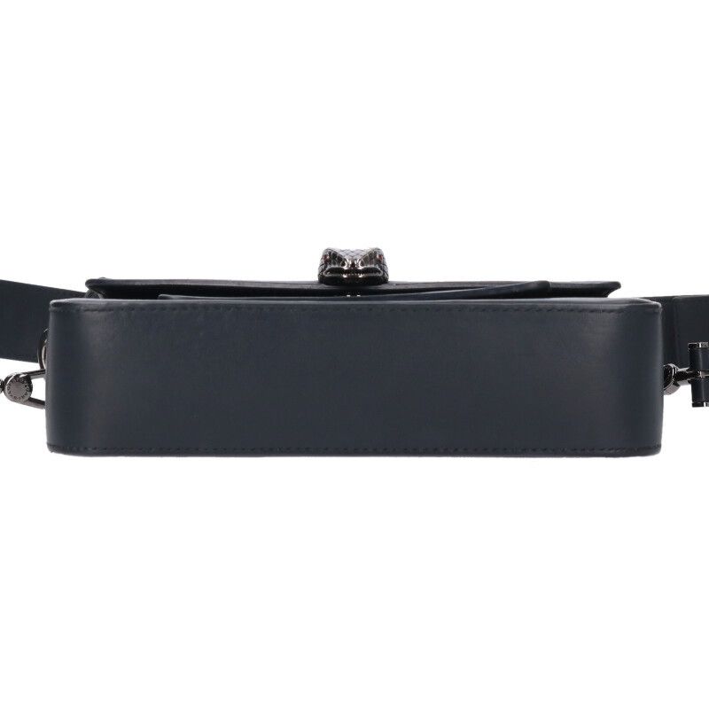 Bulgari 293022 Serpenti Forever Leather Crossbody Shoulder Bag Men's