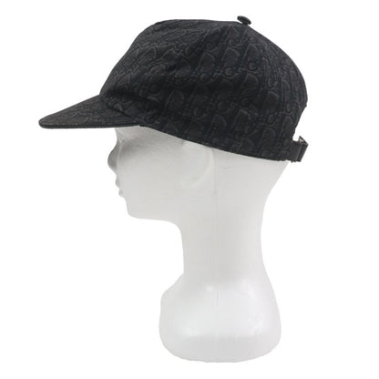 DIOR Homme 933c902h4835 Oblique Leather Use Hat Baseball Cap Dark Gray L Made