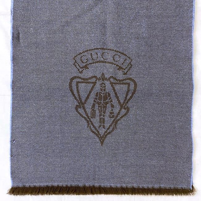 Gucci Shawl Navy Brown Hysteria