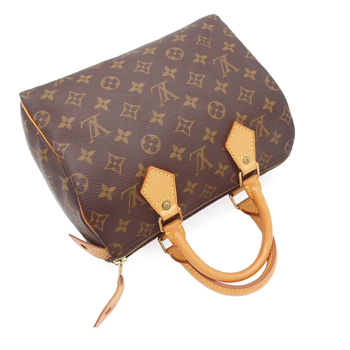 Louis Vuitton Speedy 25 Brown Monogram Canvas Mini Boston Bag — view 4