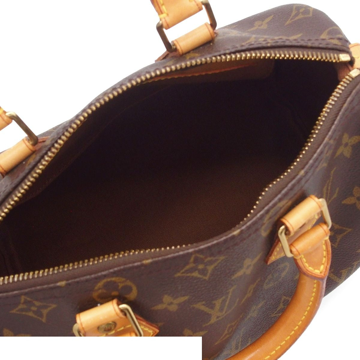 Louis Vuitton Speedy 25 Brown Monogram Canvas Mini Boston Bag — view 5