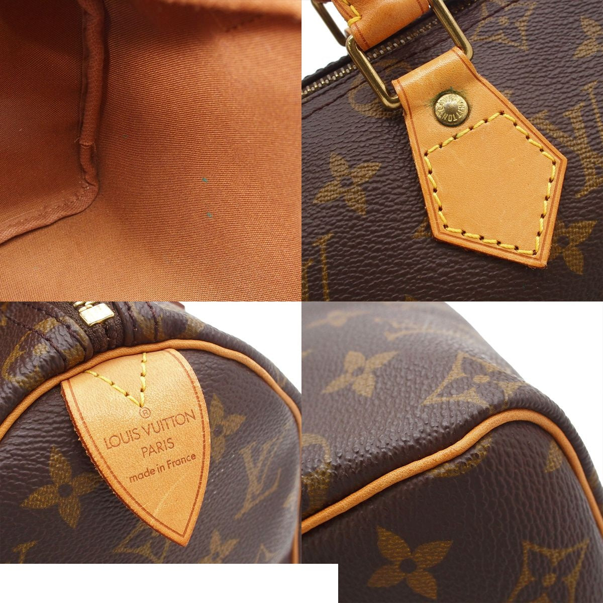 Louis Vuitton Speedy 25 Brown Monogram Canvas Mini Boston Bag — view 7