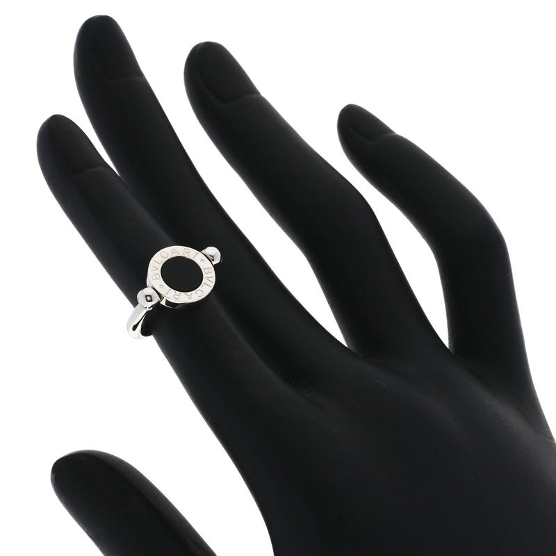 Bvlgari Flip Onyx Ring / Ring 18K White Gold 18K Yellow Gold Ladies