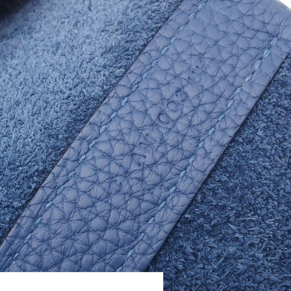 Hermes Picotin Lock GM Blue Brighton Silver Taurillon Clemence Handbag — view 7