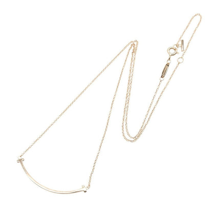 Tiffany & Co Necklace T Smile Small 40.5 45.5 cm 18k Pink Gold — view 2