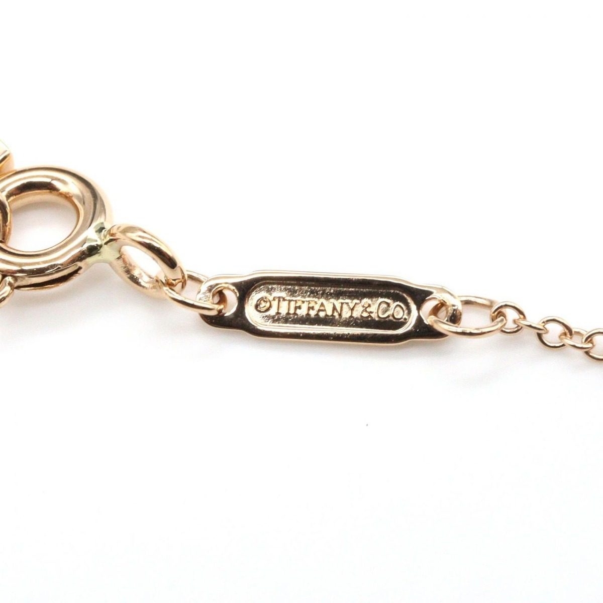 Tiffany & Co Necklace T Smile Small 40.5 45.5 cm 18k Pink Gold — view 3