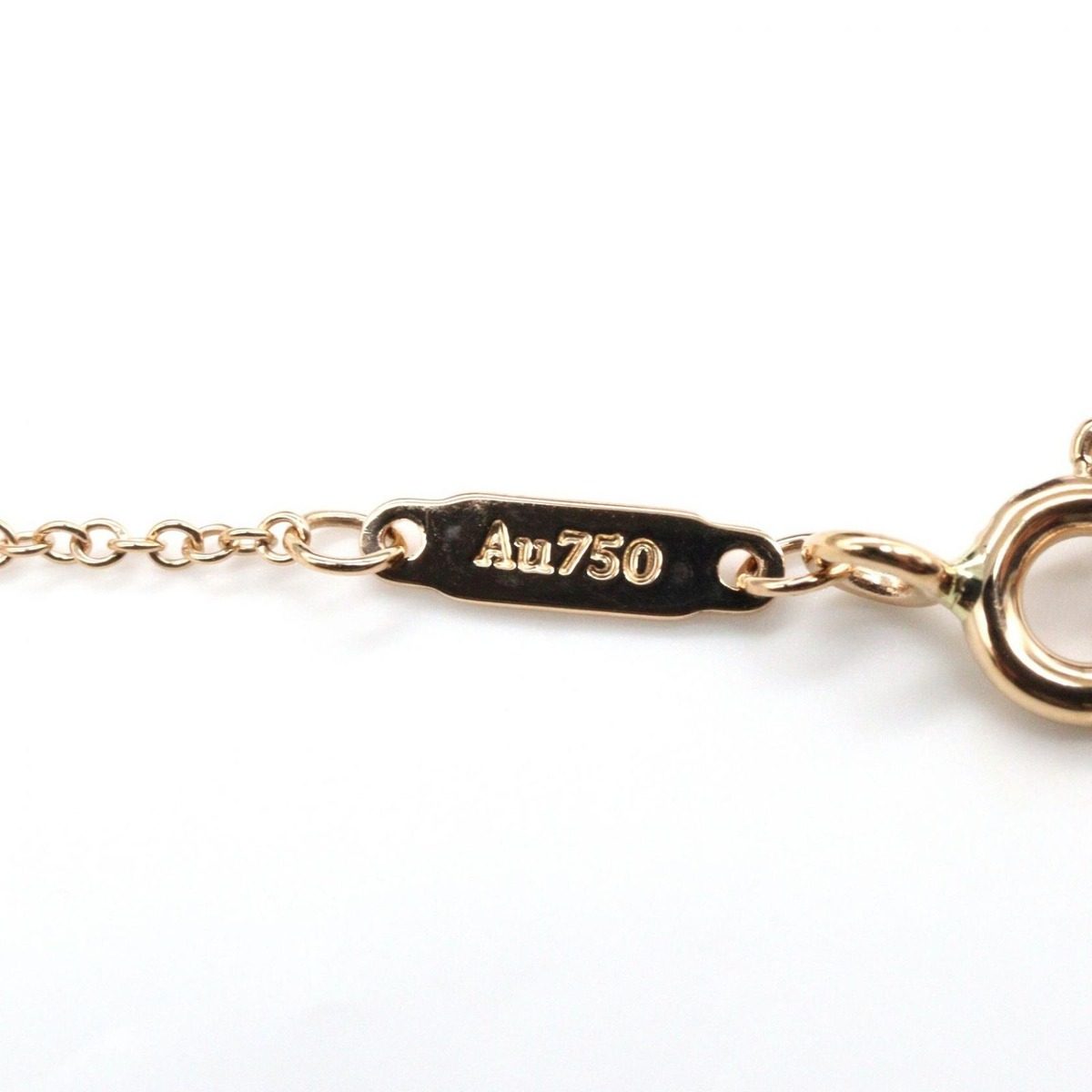 Tiffany & Co Necklace T Smile Small 40.5 45.5 cm 18k Pink Gold — view 4