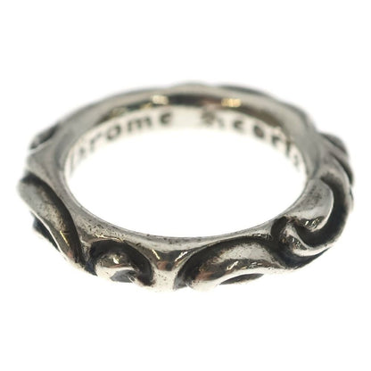 Chrome Hearts Scrl Band Scroll Ring Silver