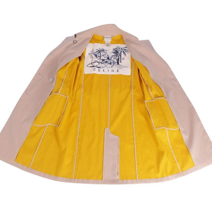 Celine Coat Trench Coat Bonding Cotton A