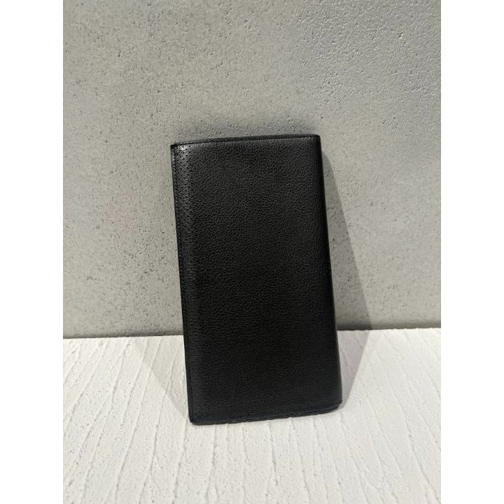 Hermes MC2 Fleming Long Wallet Calf Leather Perforated Black — view 6