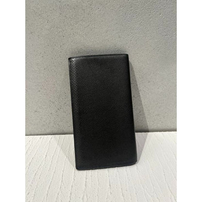 Hermes MC2 Fleming Long Wallet Calf Leather Perforated Black — view 6