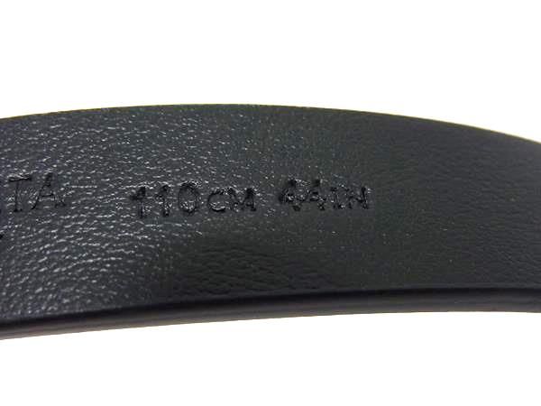 Bottega Veneta Leather Silver Hardware Belt Size 110cm (43.31in) 44IN