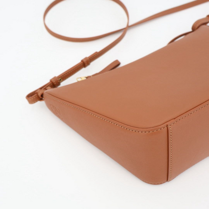 Loewe Hammock Hobo Bag Mini 2 Way Bag Leather Tan Brown