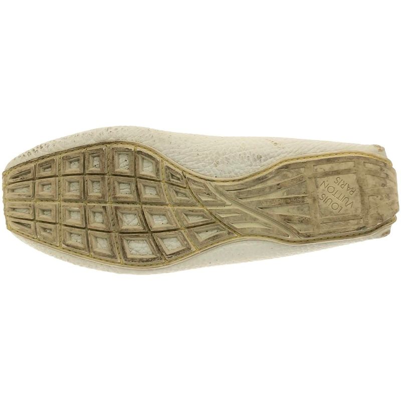 Louis Vuitton Driving Shoes White 37