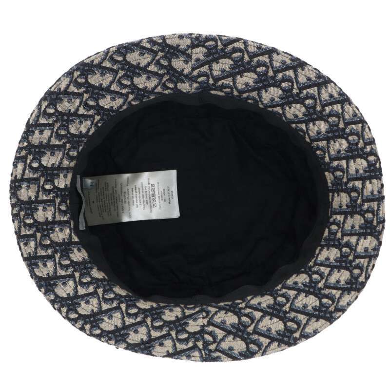 Dior 293c906g5763 Oblique Allover Bucket Hat With Rollers Men's M