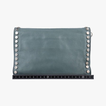 Prada Etiquette Greyish Green Leather 1bd082180/h