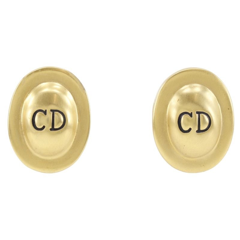 Christian Dior Vintage Gold Plated 19.4 g Earrings
