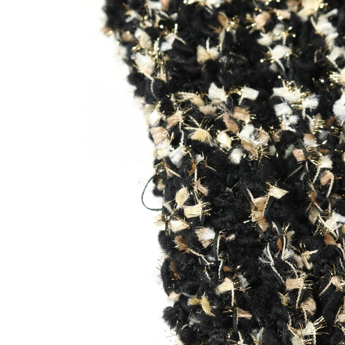 Chanel Dress Coco Mark Button Wool Nylon — view 7