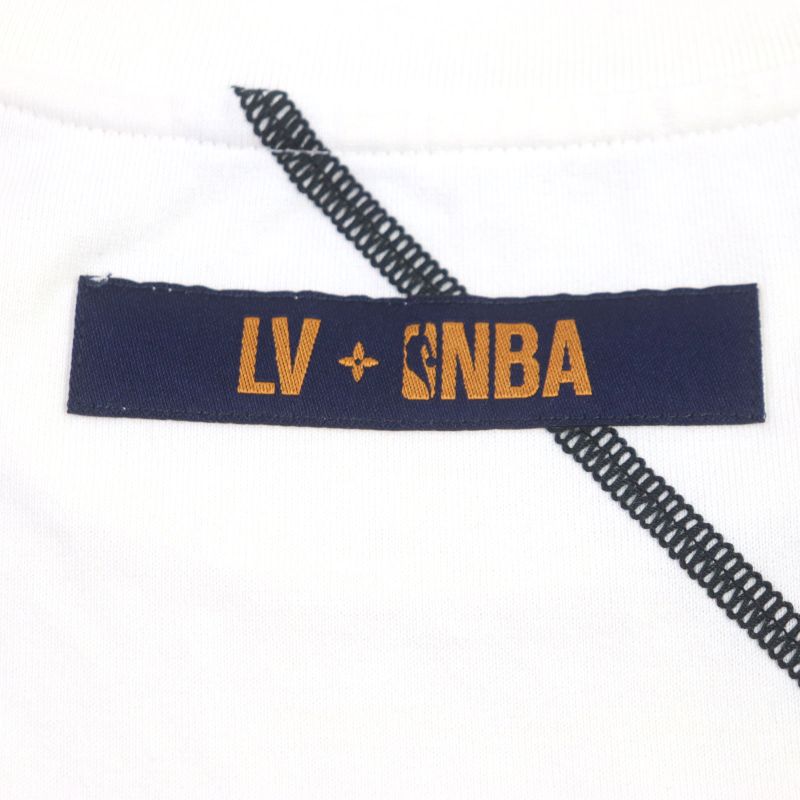 Louis Vuitton NBA Hky22w Embroidery Detail Crew Neck Short Sleeve T-shirt