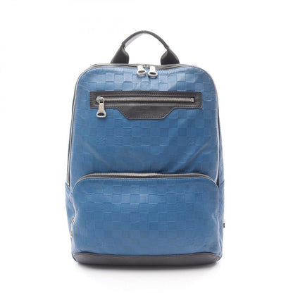 Louis Vuitton Backpack Noir Black Blue Leather Avenue