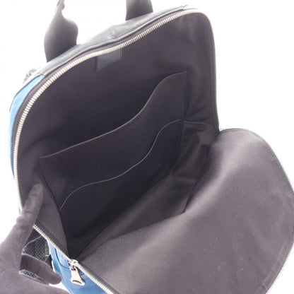 Louis Vuitton Backpack Noir Black Blue Leather Avenue — view 3