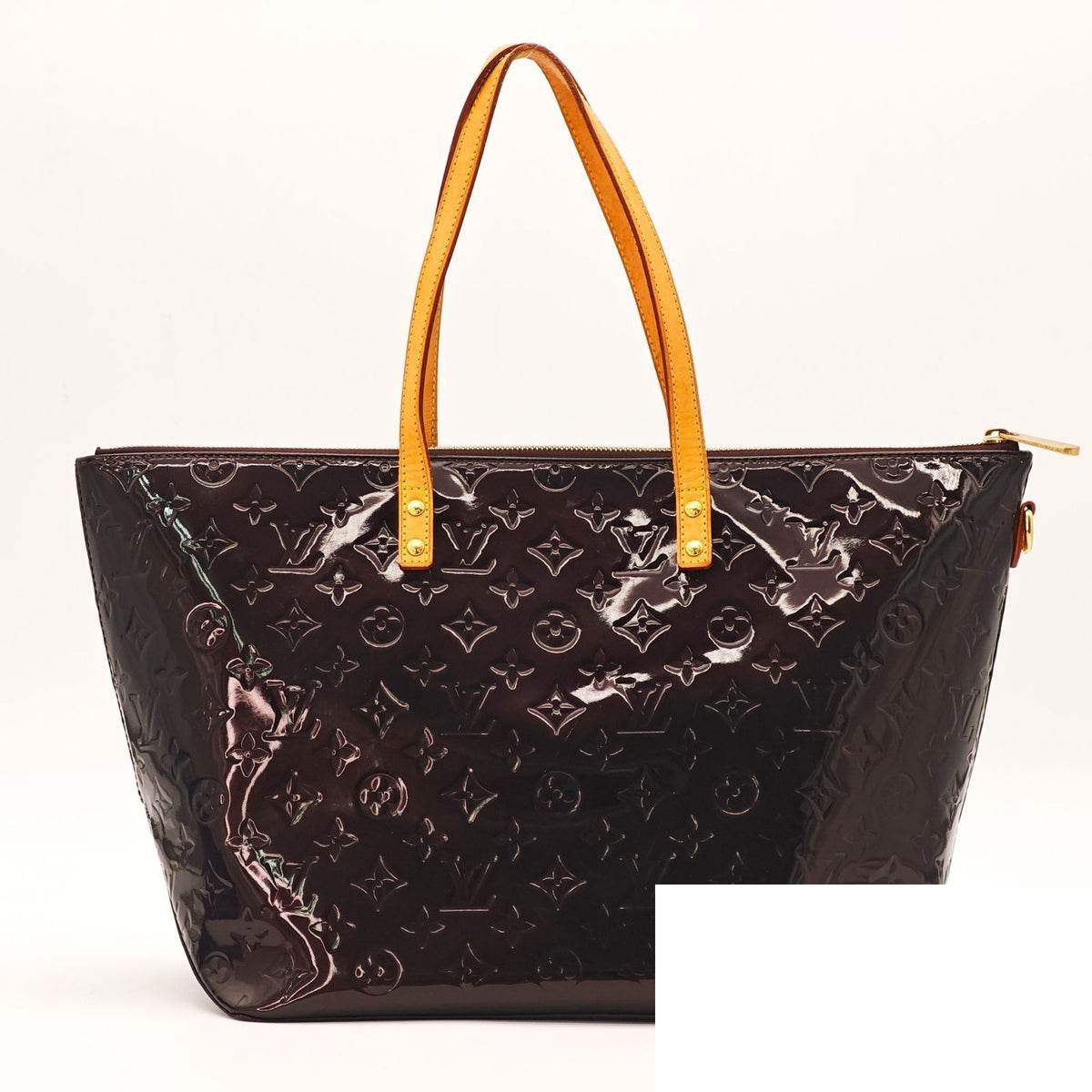 Louis Vuitton Vernis Bellevue GM Tote Bag Gloss Amarante — view 2