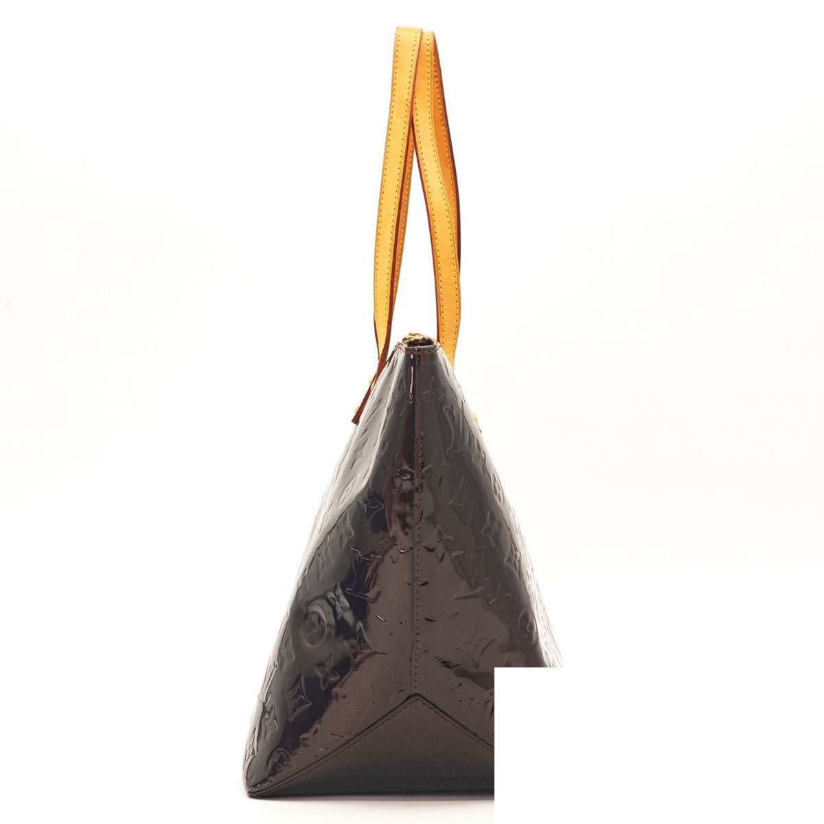 Louis Vuitton Vernis Bellevue GM Tote Bag Gloss Amarante — view 5