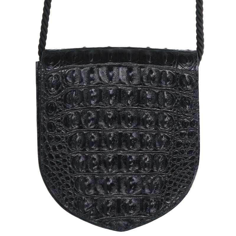 Celine 20AW Ecusson Croc Shape Pressed Shoulder Bag Men's