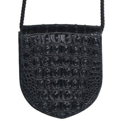 Celine 20AW Ecusson Croc Shape Pressed Shoulder Bag Men's
