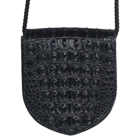 Celine 20AW Ecusson Croc Shape Pressed Shoulder Bag Men's