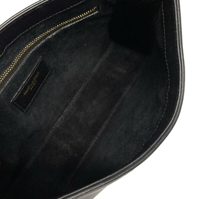 Saint Laurent Paris Shoulder Bag Le Saint Cassette 657228 Black Leather