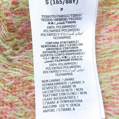 Gucci×adidas 717694 Oversized Trefoil Belted Coat Cardigan Green S Made In