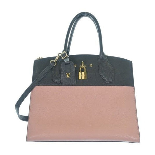Louis Vuitton Shoulder Bag Leather Blue