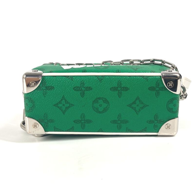 Louis Vuitton Shoulder Bag Mini Soft Trunk M80816 Monogram Canvas Green