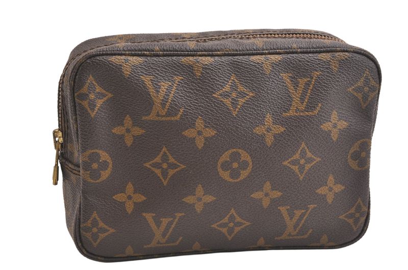 Louis Vuitton Monogram Trousse Toilette 18 Clutch Handbag M47526 LV 3351n