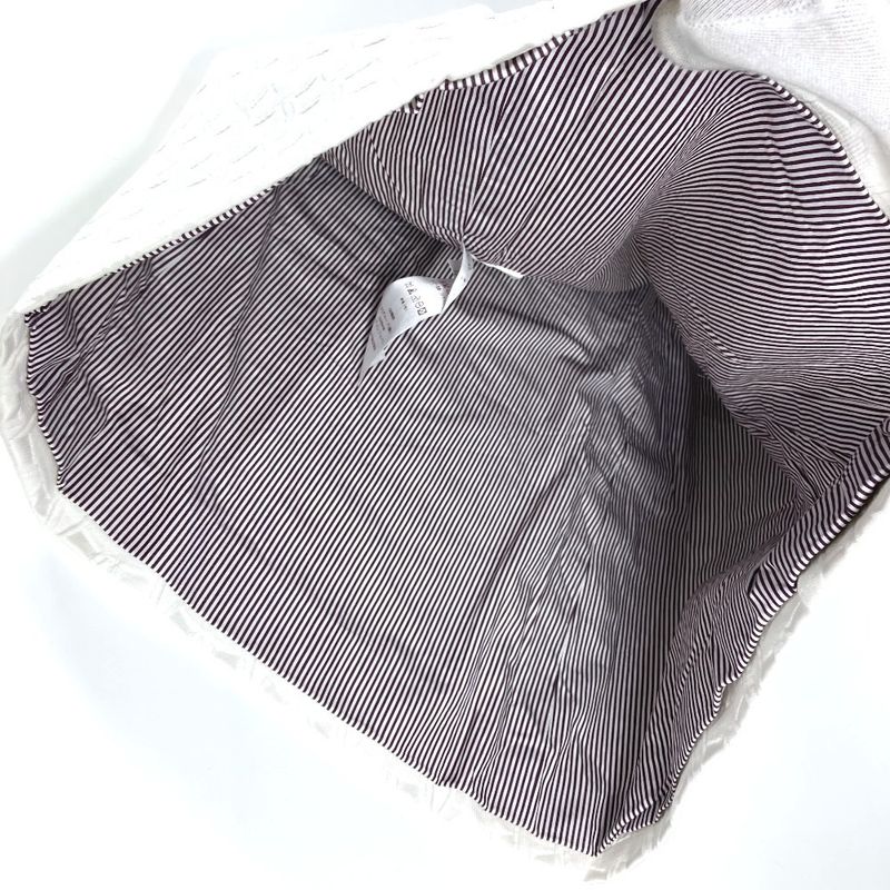 Louis Vuitton Skirt Monogram Logo Cotton White