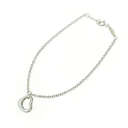 Tiffany & Co Silver Elsa Peretti Open Heart Bracelet 2.6g 925 Engraved 459174