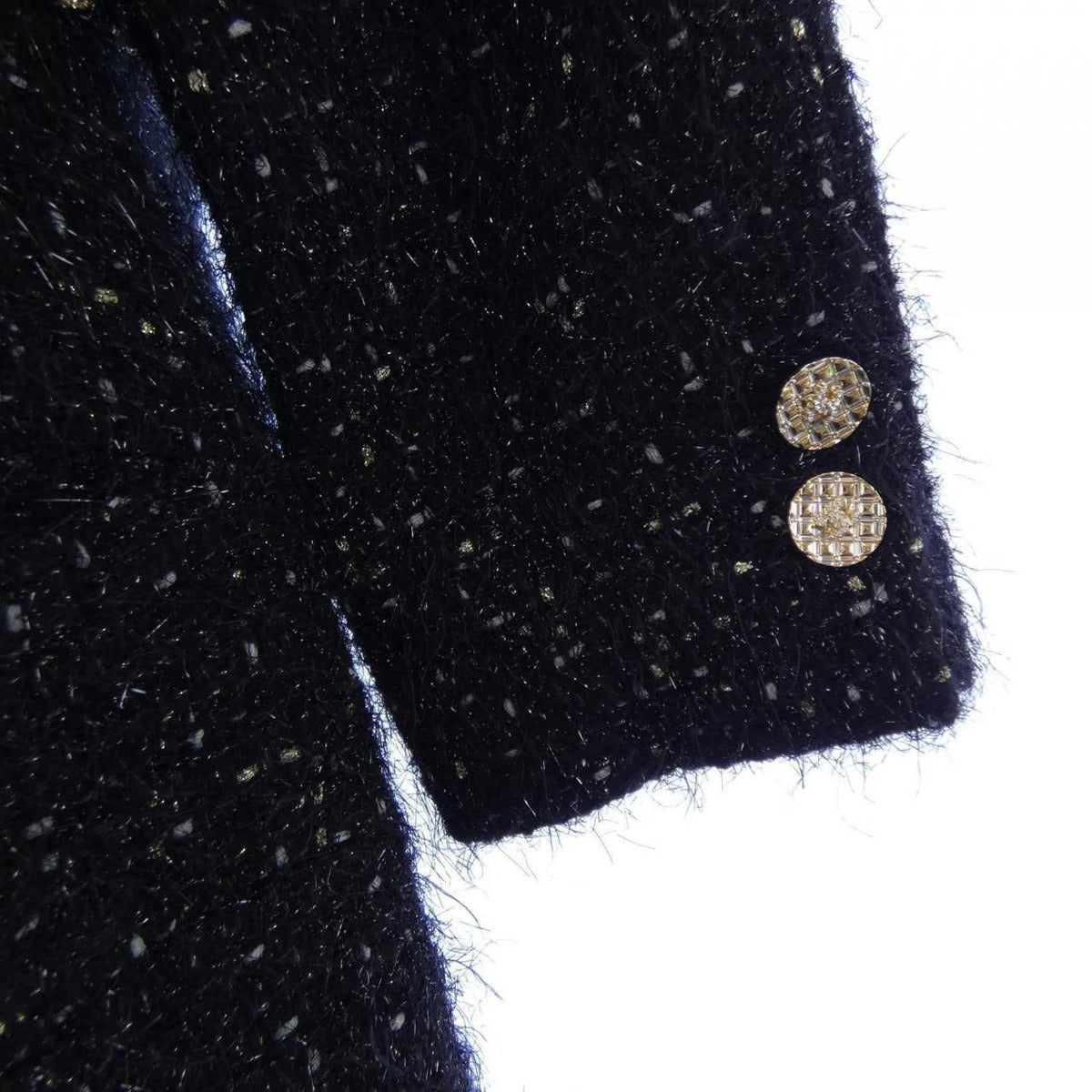 Chanel Coat Black 36 — view 7