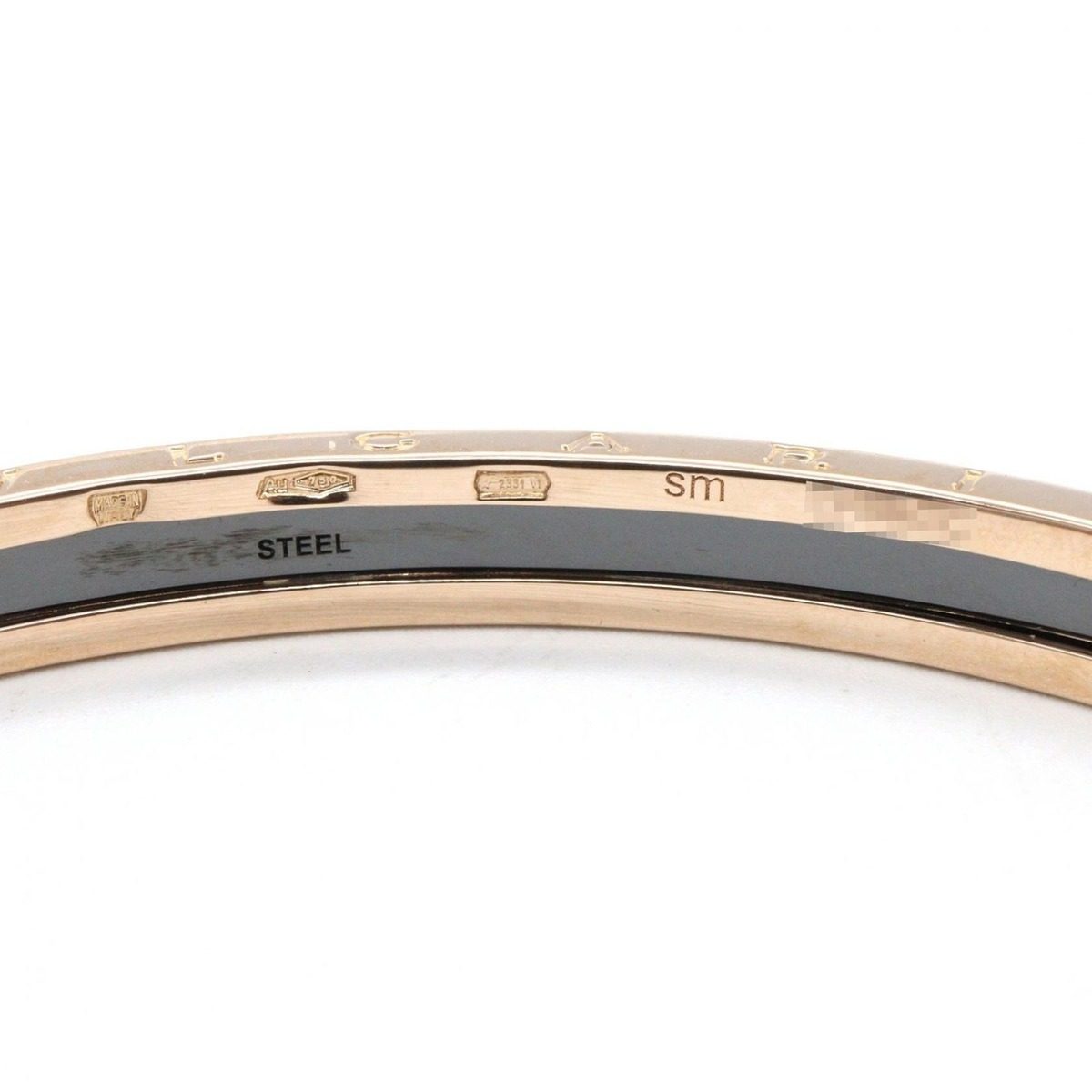 Bvlgari Bracelet B-zero One Open Enamel 18k Pink Gold — view 4