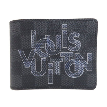Louis Vuitton Portefeuille Multiple Bifold Wallet Damier Graphite Gray