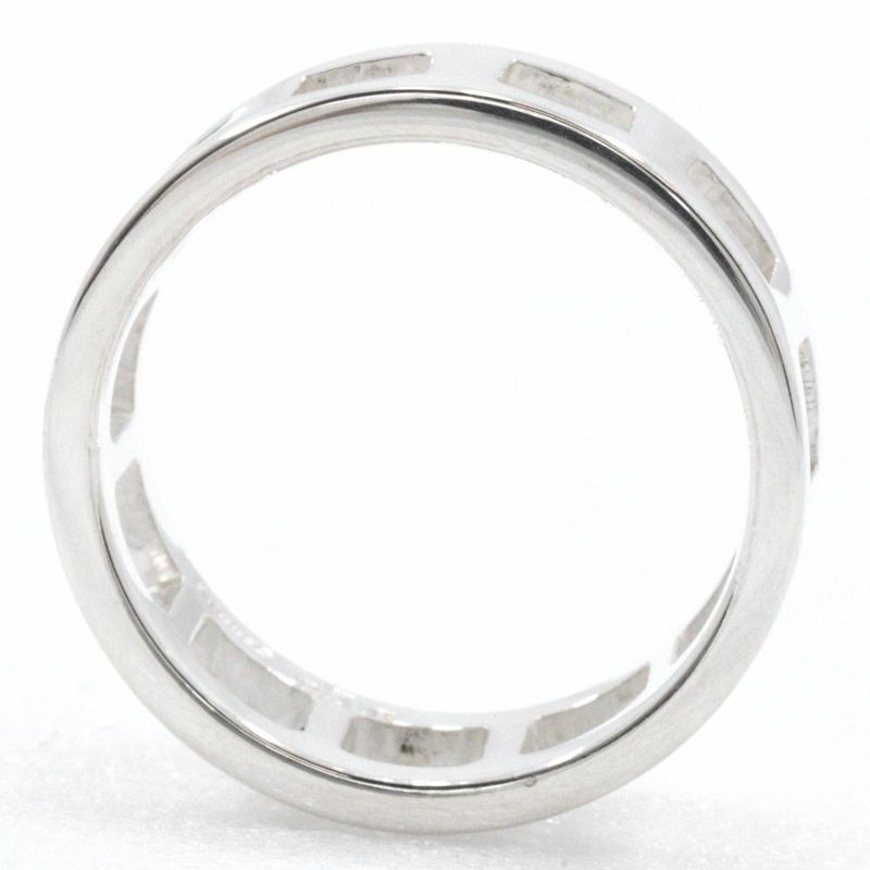Gucci Open Square Silver 925 Size 12 Ladies 4.4g Ring